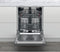 Whirlpool WBC 3C26 X - Half geïntegreerde vaatwasser - 14 couverts - 8 wasprogramma's - Energieklasse E