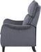 Beliani ROYSTON - TV-fauteuil - Grijs - Kunststof
