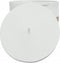 vidaXL - Opbergmand - met - deksel - Ø - 40x35 - cm - katoen - bruin - en - wit