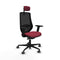 Bureaustoel Piqueras y Crespo D036G2W Kastanjebruin