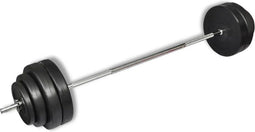 vidaXL - Halter - met - gewichten - 60 - kg
