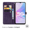 iMoshion Hoesje Geschikt voor Oppo A58 Hoesje Met Pasjeshouder - iMoshion Mandala Bookcase - Paars