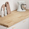 vidaXL - Keuken - werkblad - rechthoekig - 140x63,5x4 - cm - massief - eikenhout