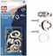 Prym Draaisluitingen - Tourniquets - Herhaaldelijk te bevestigen - Zilver (4 stuks)