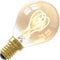 Calex Spiraal Filament LED Lamp - E14 - P45 Lichtbron Goud - 3.5W - Dimbaar