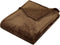 vidaXL - Deken - 200x240 - cm - polyester - cacaobruin