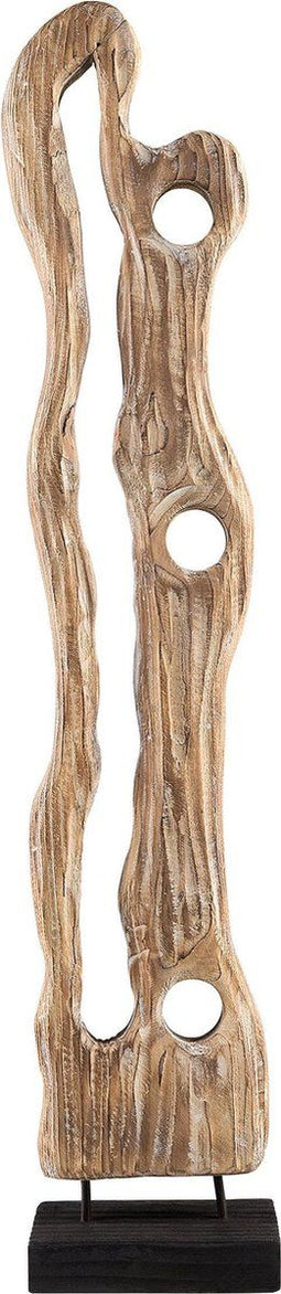 Beliani CHICANNA - Decofiguur - Lichte houtkleur - Dennenhout