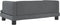 vidaXL - Hondenmand - 80x45x30 - cm - fluweel - donkergrijs