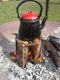 Bon fire thee-, koffiepot en waterketel