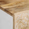 vidaXL - Nachtkastje - 50x33x60 - cm - massief - mangohout