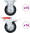 vidaXL - 32 - st - Wielen - 100 - mm