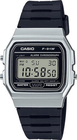 Casio F-91WM-7ADF - Polshorloge - Digitaal met datumaanduiding - Zwart kunststof band