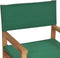 vidaXL - Regisseursstoelen - inklapbaar - 2 - st - massief - teakhout - groen