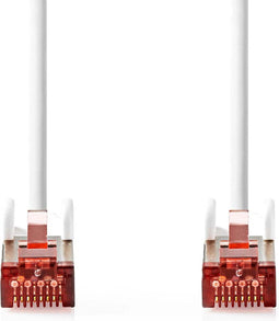 Nedis CAT6 Netwerkkabel - RJ45 Male - RJ45 Male - S/FTP - 2.00 m - Binnenshuis - Rond - LSZH - Wit - Doos