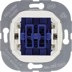REV 0299350006 Jaloezie-schakelaar Inzetstuk Technik Wit, Blauw