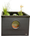 HOZELOCK - Outdoor Aquarium Terrasvijver - L95 X B95 X H70 cm - donkergrijs kunststof met rietstructuur