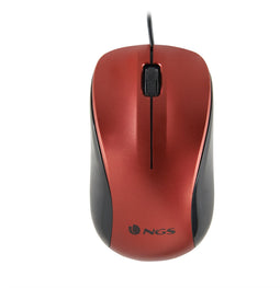 NGS Crew - Draadloze Muis - Optische Bewegingsdetector - Rood