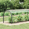 vidaXL - Plantenafdekking - met - zeilringen - 1x8 - m - PVC