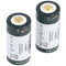 KEEPPOWER RCR123A - Li-Ion batterij 3V 1000mAh met micro USB - wit