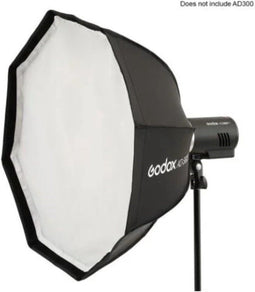 Godox AD-S60S - Softbox 65CM - Octa met Parapluframe - Zilver/Zwart