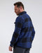 Life Line Jervis Padded Flannel Shirt Heren Blauw/zwart Maat 3xl