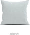 Zohome Kussensloop Lino - Kussenhoes van 50x50 cm - 1 stuk - 100% Katoen - Groen