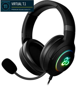 Newskill Sobek - Headset met Microfoon - Draad - Zwart