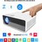Belesy® Beamer Projector M23 - 4K Full HD Support - 6.000 Lumen - 10.000:1 Contrast - Projectie 30 tot 150 inch - Beamers - LCD + LED - Incl. Internet, Wifi & Bluetooth - Cadeau - WK 2022 - Moederdag