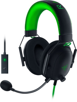 Razer BlackShark V2 - On-Ear Gaming Headset - THX Spatial Audio en HyperClear Microfoon - Groen Zwart