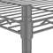 vidaXL Opbergrek met wielen 3-laags 60x35x81 cm 150 kg zwart