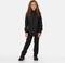 Regatta - Kids Pack It III Opvouwbaar Kinder Regenjack - Zwart - Maat 152