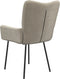 vidaXL - Eetkamerstoelen - 2 - st - fluweel - lichtgrijs