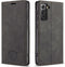 Hoesje Geschikt voor Samsung S21 Plus met Anti Skim Bescherming - Pasjes Bookcase RFID Beschermd Cover - Vulcano Black
