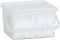 vidaXL - Haarelastiekjes - paard - 2500 - st - silicone - wit