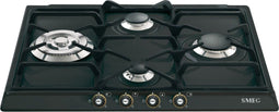 Smeg SR764AOD - Gaskookplaat - 4 zones - Antraciet