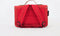 Own Stuff Lederen Kleuterboekentas - Cherry red - Boot - Boekentas - Kleuter