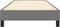 vidaXL - Boxspringbed - 100x200 cm - stof - donkergrijs