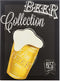 Beer Collection - Linnen Canvas - Bierpul met diepte-effect - Zwart/Geel