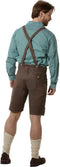 Dressforfun Lian - Lederhosen - Kunstleer - Bretels - Bruin
