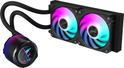 Gigabyte AORUS Waterforce X II - Alles-in-één vloeistofkoeler - 240mm radiator - Zwart