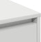 vidaXL - Dressoir - met - LED - Wit - 90x32x75 - cm - Geengineerd - Hout