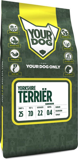 Yourdog Yorkshire terriër Rasspecifiek Senior Hondenvoer 6kg | Hondenbrokken