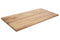 Feel Furniture - 180x90 Eettafel - Massief Glad Boomstamblad Eiken - 5 cm dik - Twin U Frame
