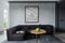 Feel Furniture - Binnen & Buiten bank - Odin - 5 Persoonsbank - Zwart - Met Hocker