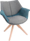 Feel Furniture - Bruce stoel - Grijs & Blauw
