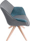 Feel Furniture - Bruce stoel - Grijs & Blauw