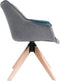 Feel Furniture - Bruce stoel - Grijs & Blauw
