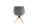 Feel Furniture - Bruce stoel - Grijs & Cognac