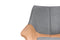 Feel Furniture - Bruce stoel - Grijs & Cognac