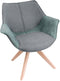 Feel Furniture - Bruce stoel - Grijs & Groen